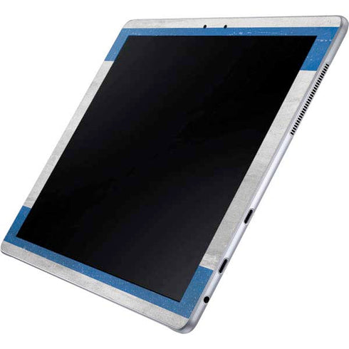 Israel Flag Distressed Galaxy Book 12in Skin